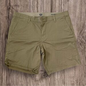 Dockers Tan Flat Front Shorts Classic Cotton Design